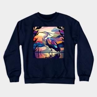 Great Blue Heron Crewneck Sweatshirt